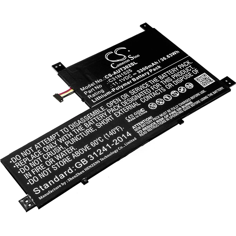 

CS 3300 мАч/36.63Wh батарея для ноутбука Asus T302CHI-2C,Transformer Book T302, книга T302CA 0B200-01930000, C31N1525