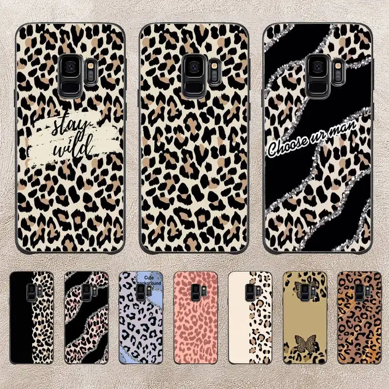 

Fashion Tiger Leopard Print Panther Phone Case For Samsung Galaxy Plus S9 S20Plus S20ULTRA S10lite S225G S10 Note20ultra Case