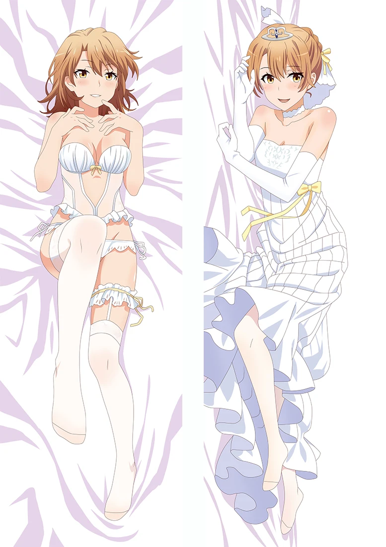 

Yuigahama Yui Dakimakura обнимающая Подушка Чехол аниме наволочка Двусторонняя моя Подростковая романтическая комедия SNAFU Dakimakura
