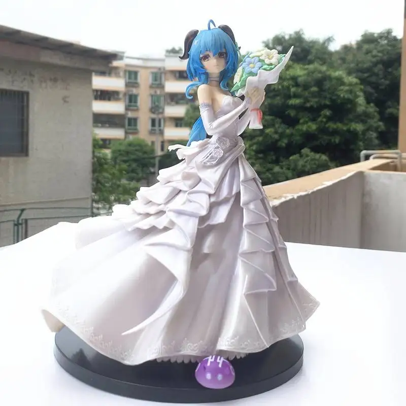 

25cm Anime Genshin Ganyu Wedding dress 1/7 Complete Figure girl SFW Figura