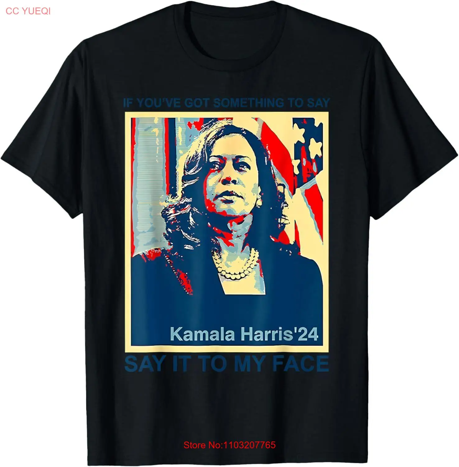 Забавная футболка с изображением Камени-Харриса Трампа