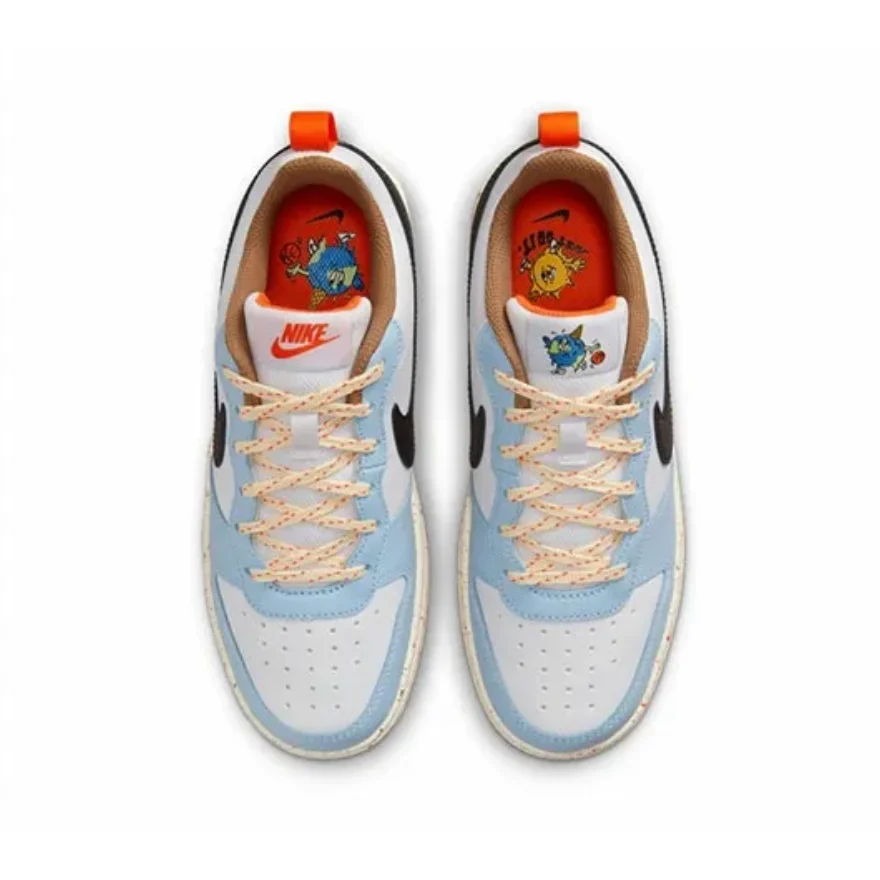 Nike Court Borough Low 2 синтетическая кожа повседневные гибкие переходные низкие детские