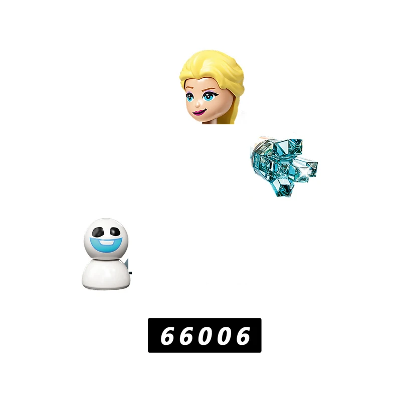 Конструктор Лега из серии Disney Холодное сердце Олаф Эльза мини-Анна фигурки