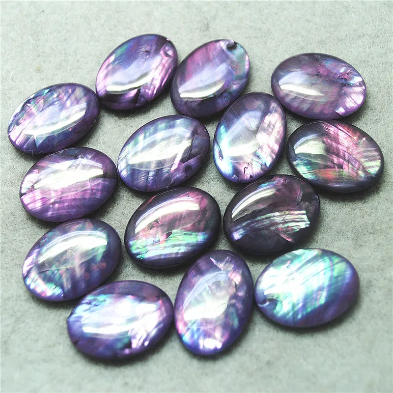 10 шт. бумажные кабошоны овальной формы 18 х25 мм