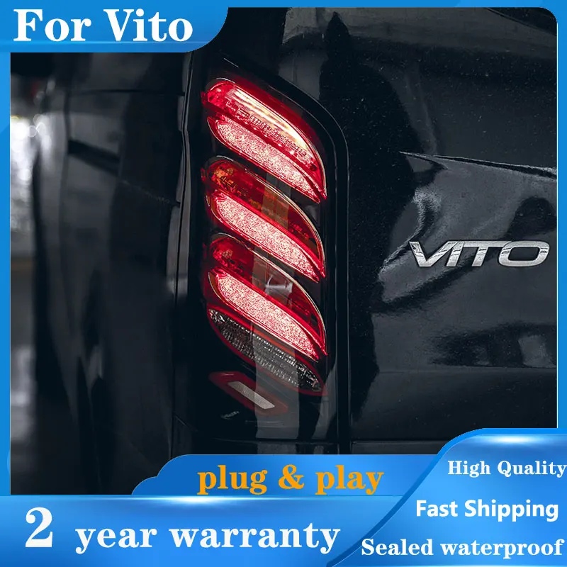 

Car Lights for Benz VITO V250 V260L LED Tail Light 2016-2021 Rear Stop Lamp Brake Signal DRL Reverse Automotive Accessories