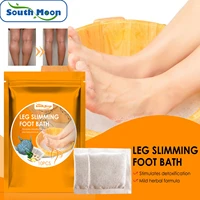 south moon lympatic ginger foot bath pack leg slimming detox perspiration deep clean wormwood ginger relieve swollen legs pain