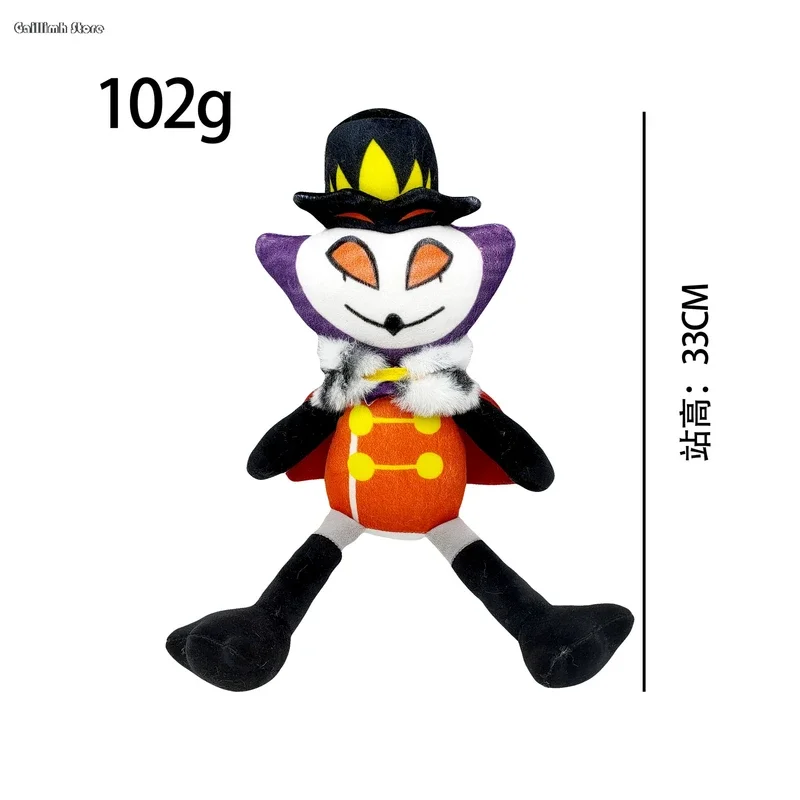 Плюшевые игрушки Hazbined Hotels Alastor забавные интересные Аниме Мягкие животные милые