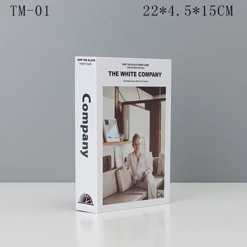 

2023 Nordic Minimalist Fake Book Fashion Storage Box Living Room Table Coffee Books Model Hotel Decor Book Home Accessories