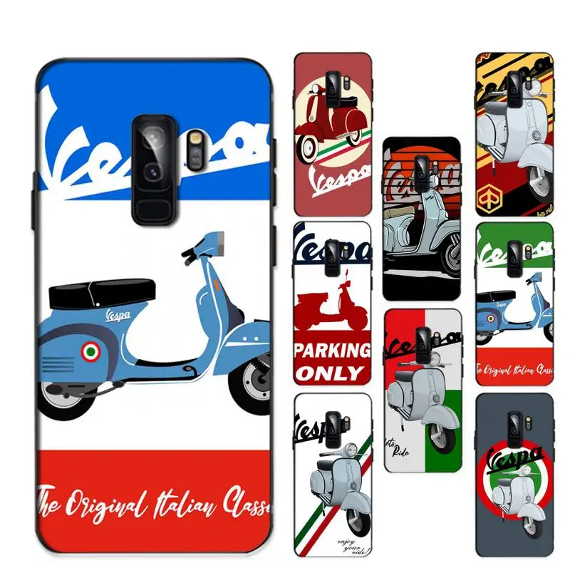 

vespa Scooter Motorcycle Phone Case for Redmi 8 9 9A for Samsung J5 J6 Note9 for Huawei NOVA3E Mate20lite cover