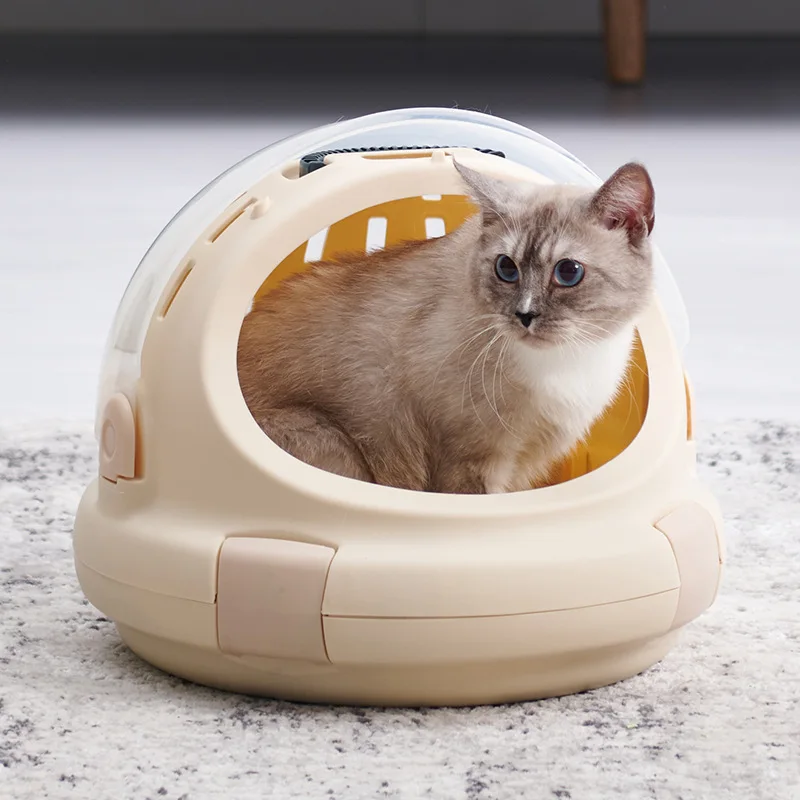 

Pet Cat Nest Semi-Closed Cat Bed Portable Space Capsule Winter Warm Thickened Long-Haired Cat Nest Cat Cage