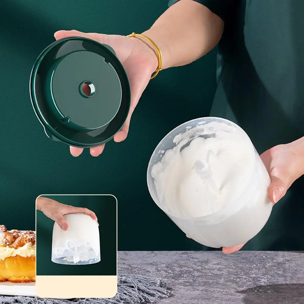 

Electric Blender Mixer Multi-function Kitchen Household Wireless Egg Beater Garlic Chopper Upgraded Baffle Strong Sealing