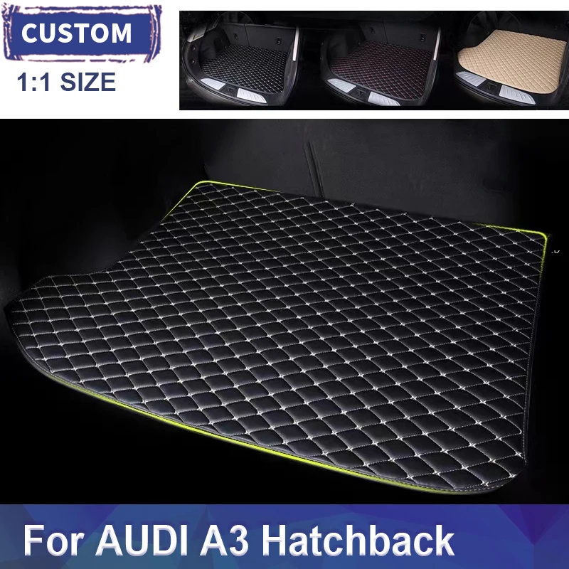

Custom Car trunk mats for AUDI A3 Hatchback 2013-2019 Cargo Liner Carpet Interior Accessories Cover