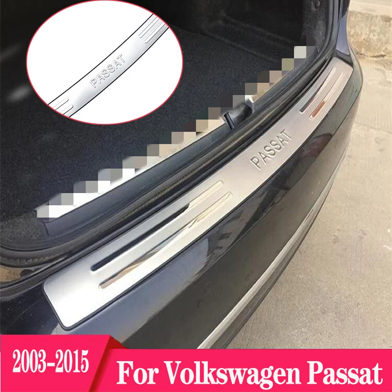 

Задняя защита B7 B5 для Volkswagen Passat 2011-2015, специально для модификации порога багажника, декоративные аксессуары