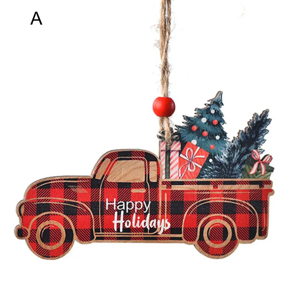 

Декоративная деревянная подвеска для рождественвечерние