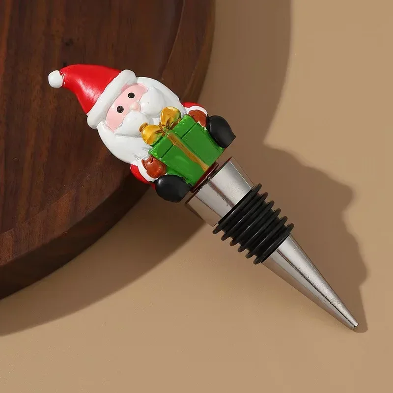 

Рождественская пробка для вина Санта-Клаус