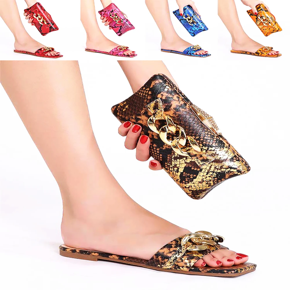 

Bag And Shoe Set Nigeria Party Italian 2022 Design Africa Wedding Lady Shoes With Wallet Hand-Held Straddle Dinner Bag