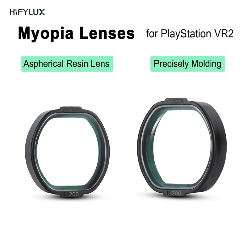 

For PSVR2 Myopia Lenses Nearsighted Corrective Aspherical Resin Lenses Glasses Accessories for PlayStation VR2 Hifylux 1 Pair