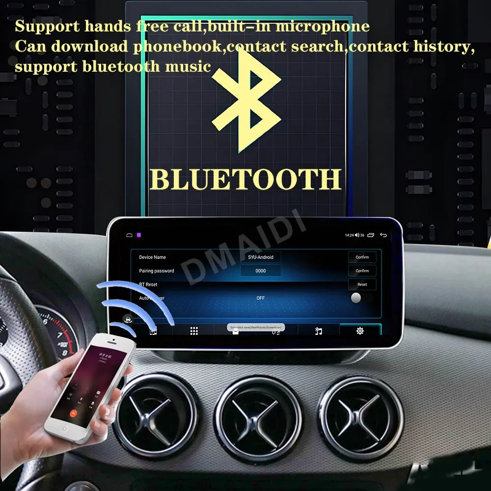 Android 13 для Mercedes GLK Class X204 RHD автомобильный мультимедийный плеер с GPS Радио стерео