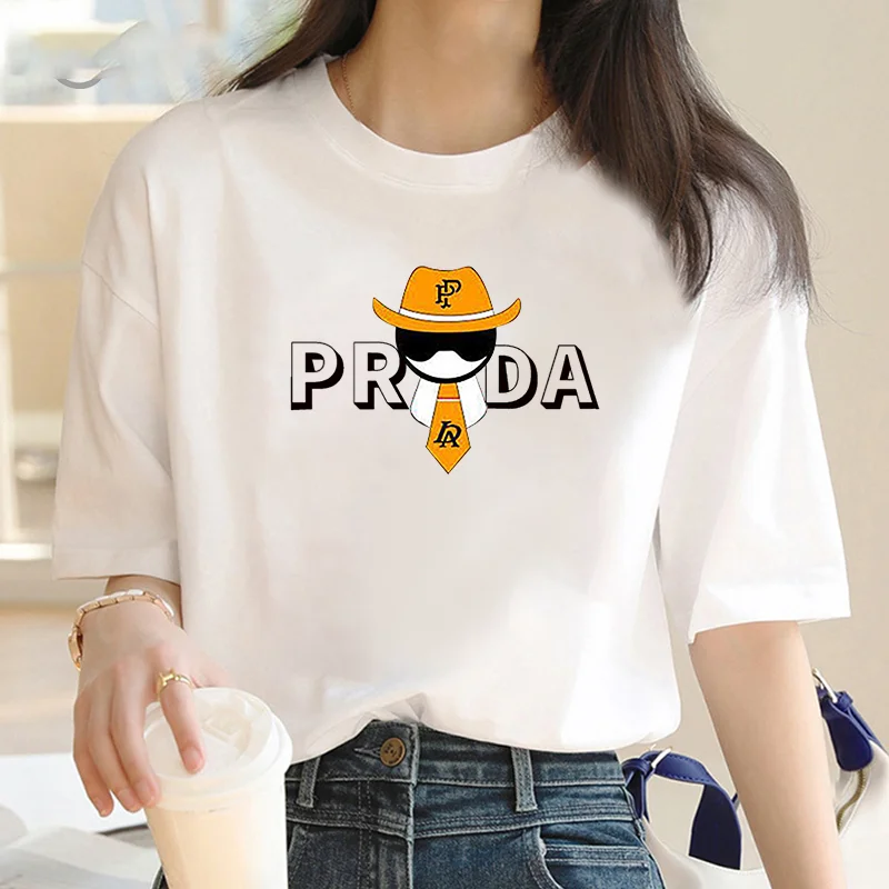 

Summer Women's T-shirt 2023 Fashion casual street shirt Short sleeve o collar shirt Luxury brand women's T-shirt top Y2K
