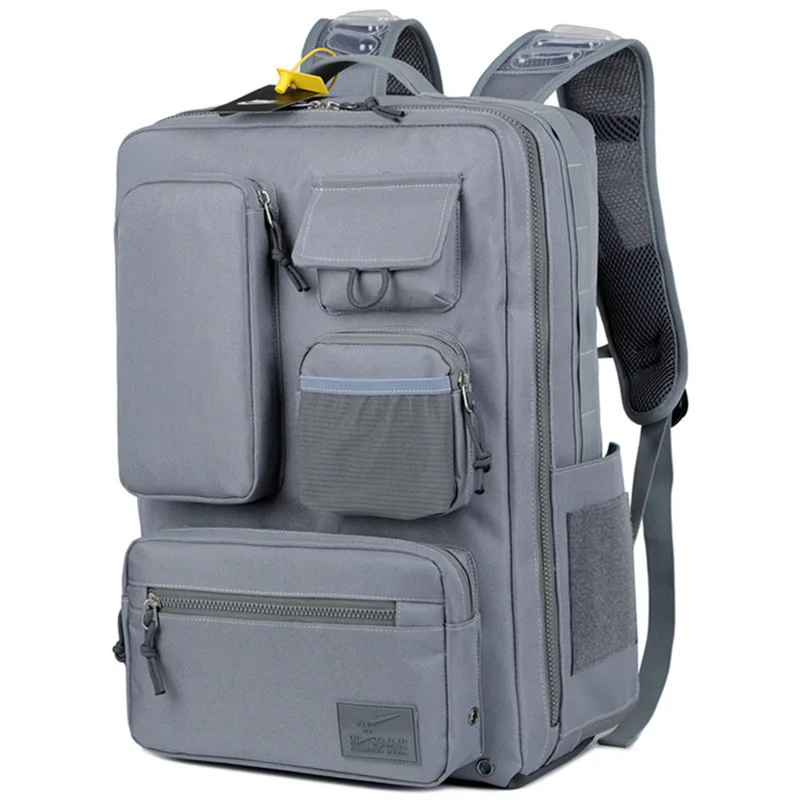 

Outdoor Backpack Women Travel Bag 18 Inch Men Rucksack Waterproof Laptop New Tooling Wind for High-capacity Business Trips