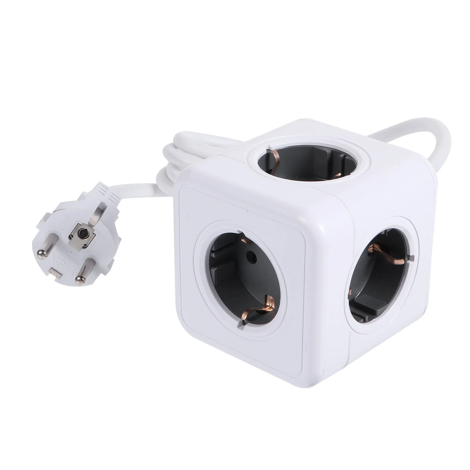 

1Pc Useful Adapter Household Converter Portable Cube (EU Plug)
