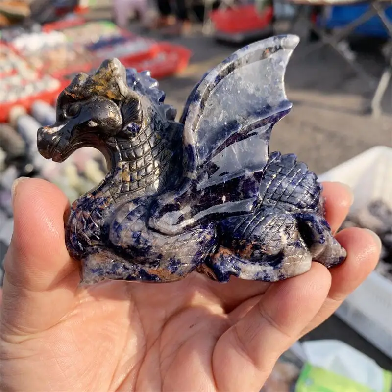 Хрустальная фигурка дракона