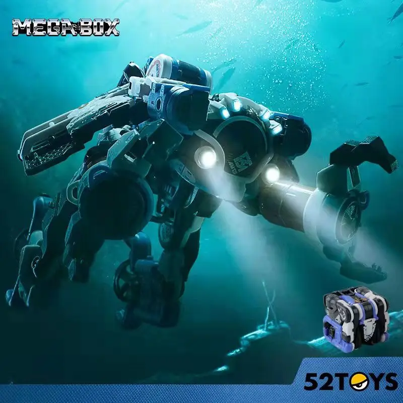 

52TOYS BeastBox Deformation Robots Animal Cube Mecha Figureals Model Toys Action Figure Gifts Deep diver Deformed mecha Team