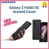 original samsung for galaxy z flip3 5g aramid cover galaxy z fold3 5g aramid cover half wrapped case plain case
