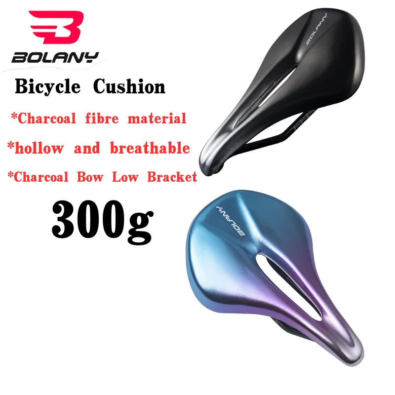 

Carbon Fiber Bicycle Saddle Hollow Mountain Bike Saddle Breathable Cycling Seat Cushion Ultralight for Road MTB Mountain Bikes