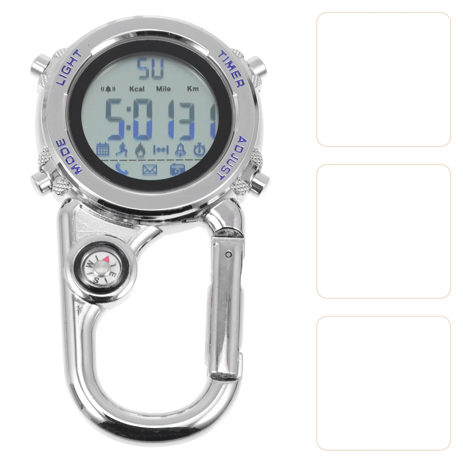 Luminous Watch Metal Belt Fob Climbing Accessory Key Chain Hooks Multifunctional Buckle Hook Hanging