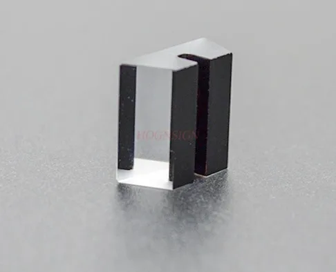 Grooved Prism Black-painted Matte Trapezium Dove Prism Optical Glass Factory Direct Sales Processing Customized Triangular