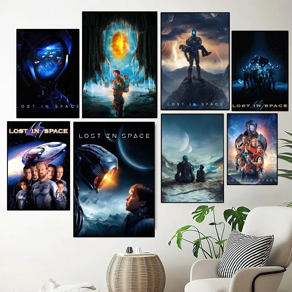 Пленка L-Lost in S-Space крутой плакат наклейки для украшения стен спальни гостиной