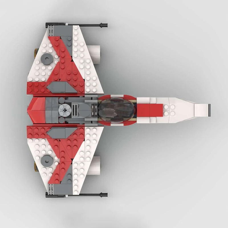 246 шт. Moc E-Wing Starfighter-Alternate Build 75388 Bob's Starfighter строительные блоки креативная сборка