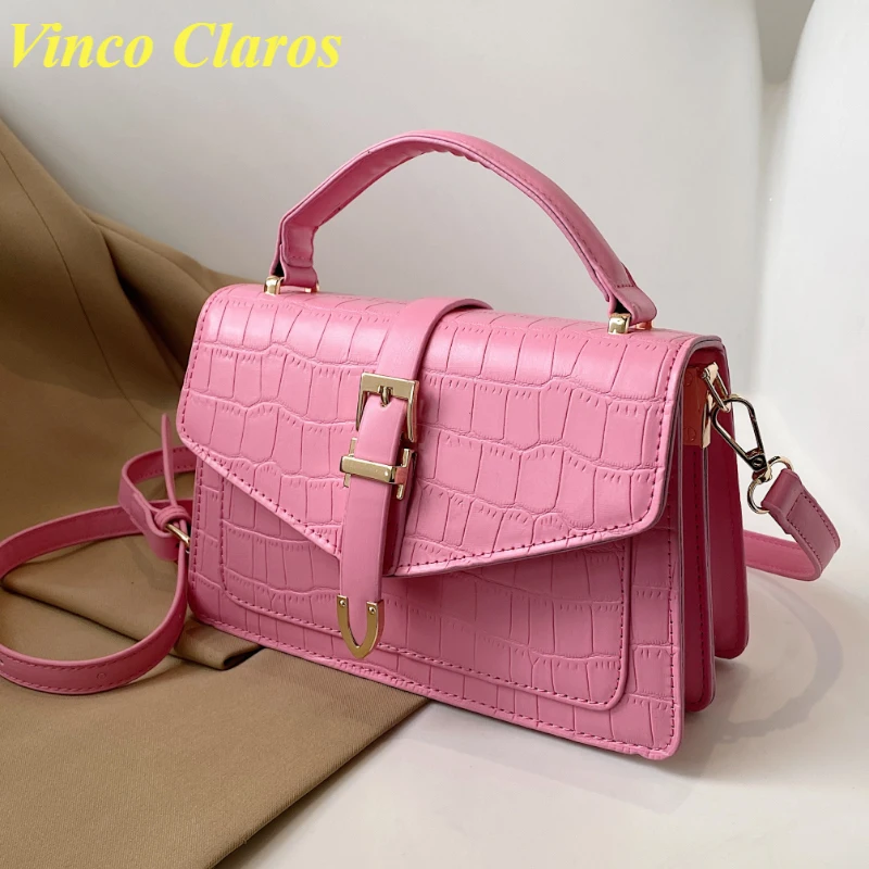 

Fashion Stone Pattern Shoulder Bags Women Luxury Brand Purses and HandbagsCrossbody Bags PU Leather Designer Sac Bolsa 2022 New