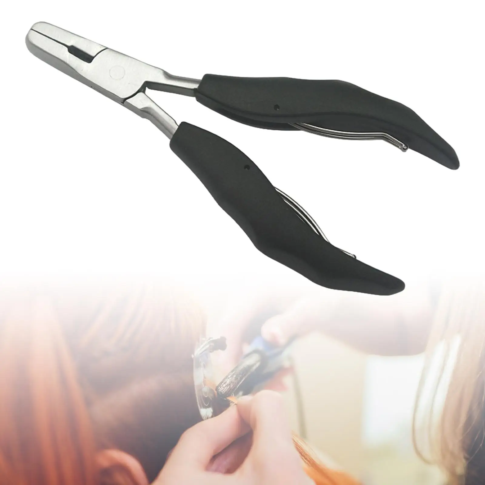 

Hair Extensions Pliers Stainless Steel for Fusion Glue Remover