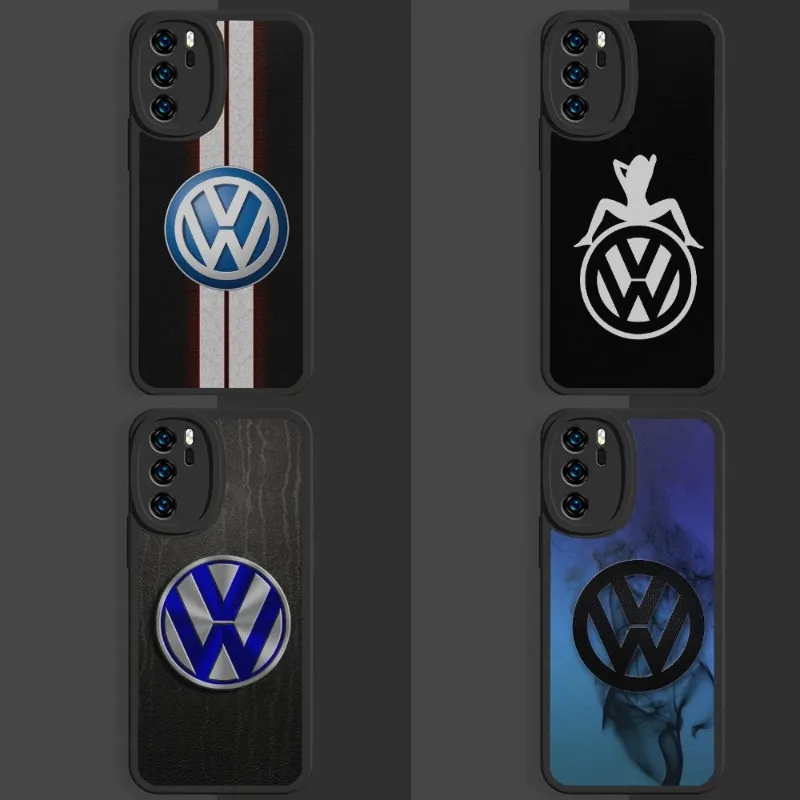 

Роскошный чехол для мобильного телефона из овечьей кожи с логотипом Volkswagen для XiaomiRedmi 10 11 13 9A 10A 11x NOTE10 11T 11E