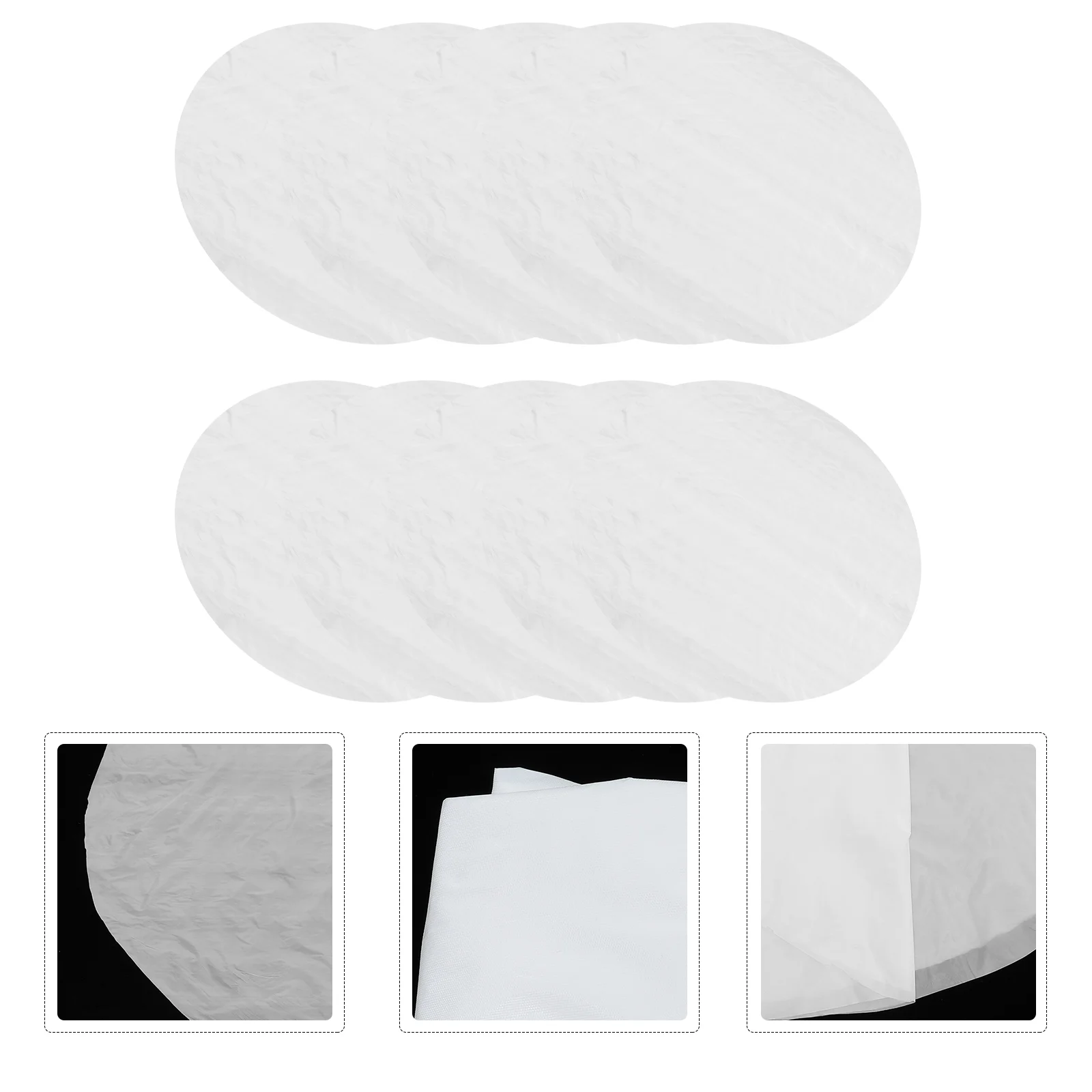 

Table Tablecloth Round Cover Tablecloths Disposablewhite Waterproof Outdoor Heavy Coffee Vinyldinner Duty Oil Proof Wipeable