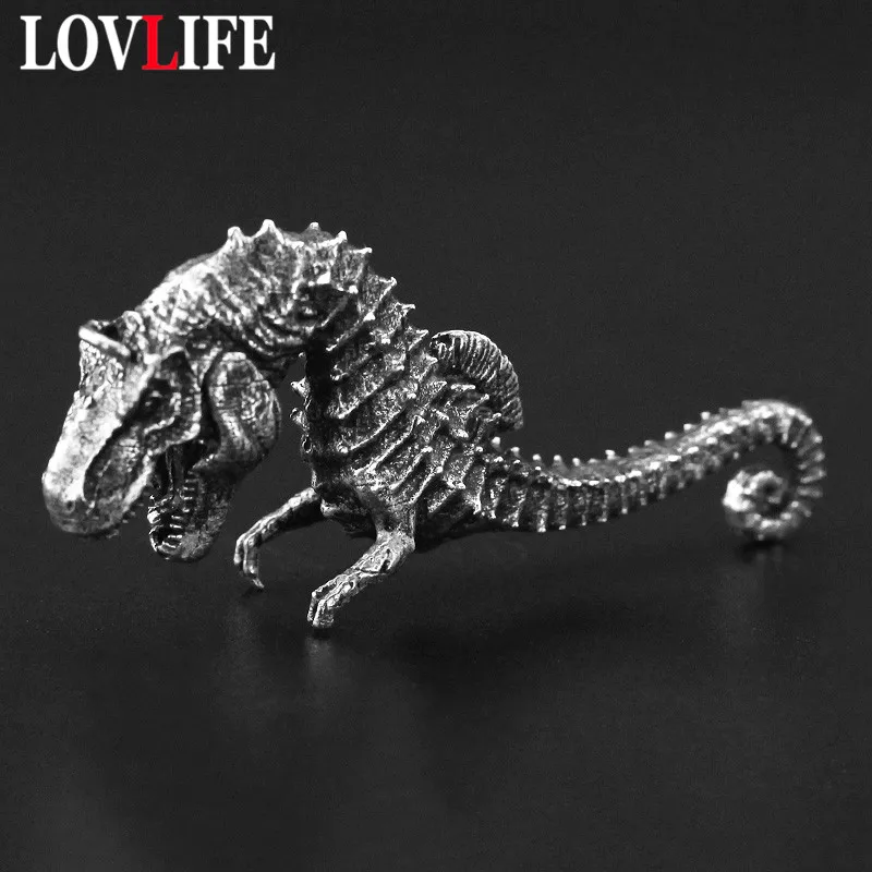 

Metal Creative Tyrannosaurus Seahorse Keychains Pendants Children School Bag Car Key Rings Hangings Jewelry Hip Hop Style Gifts