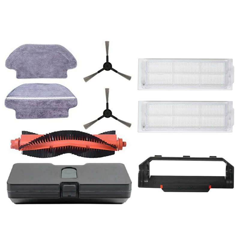 

for XIAOMI MIJIA STYJ02YM Robot Vacuum Cleaner Accessory Pack Kit Side Roller HEPA Filter Main Brush Mop