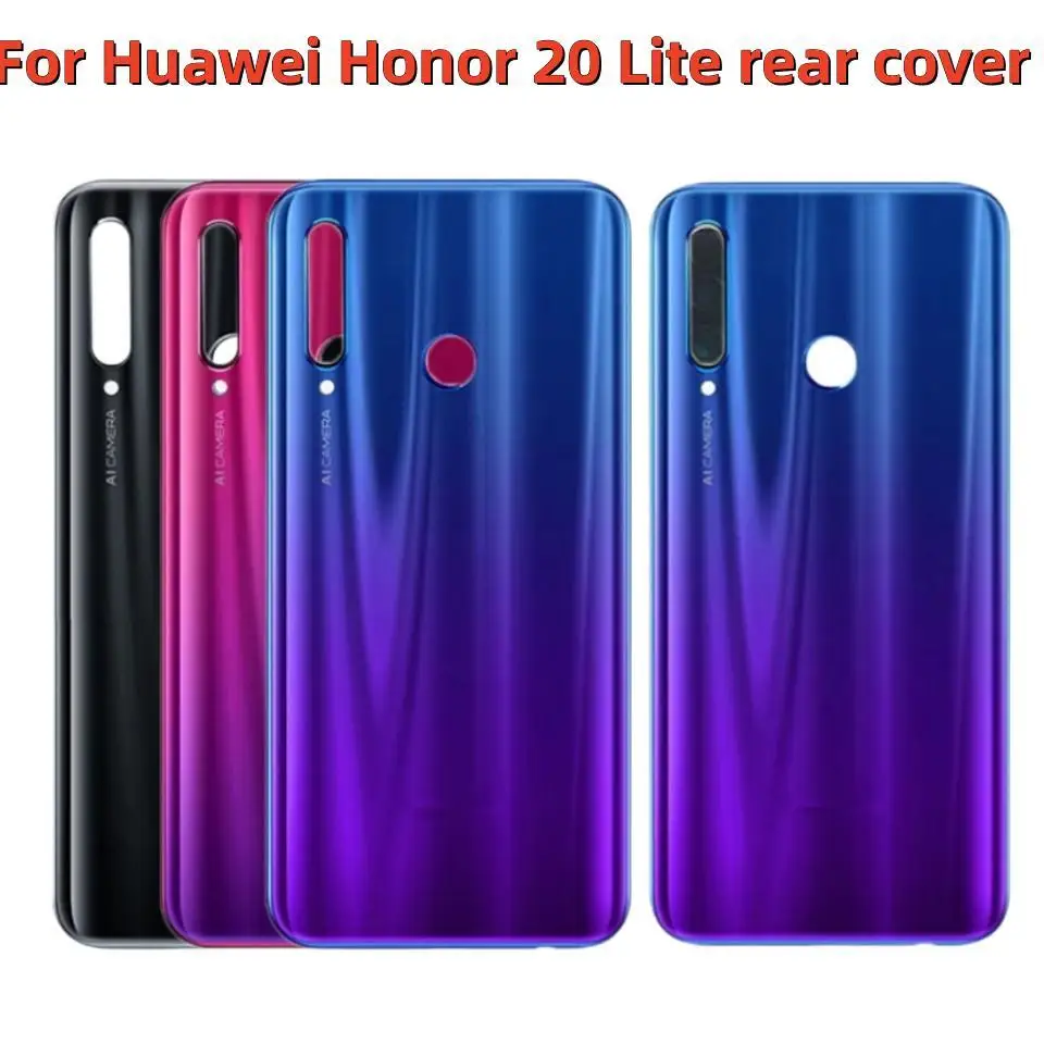 Новая задняя крышка для Huawei Honor 20 Lite, задняя крышка аккумулятора для Honor 10i 20i, задняя крышка корпуса, замена