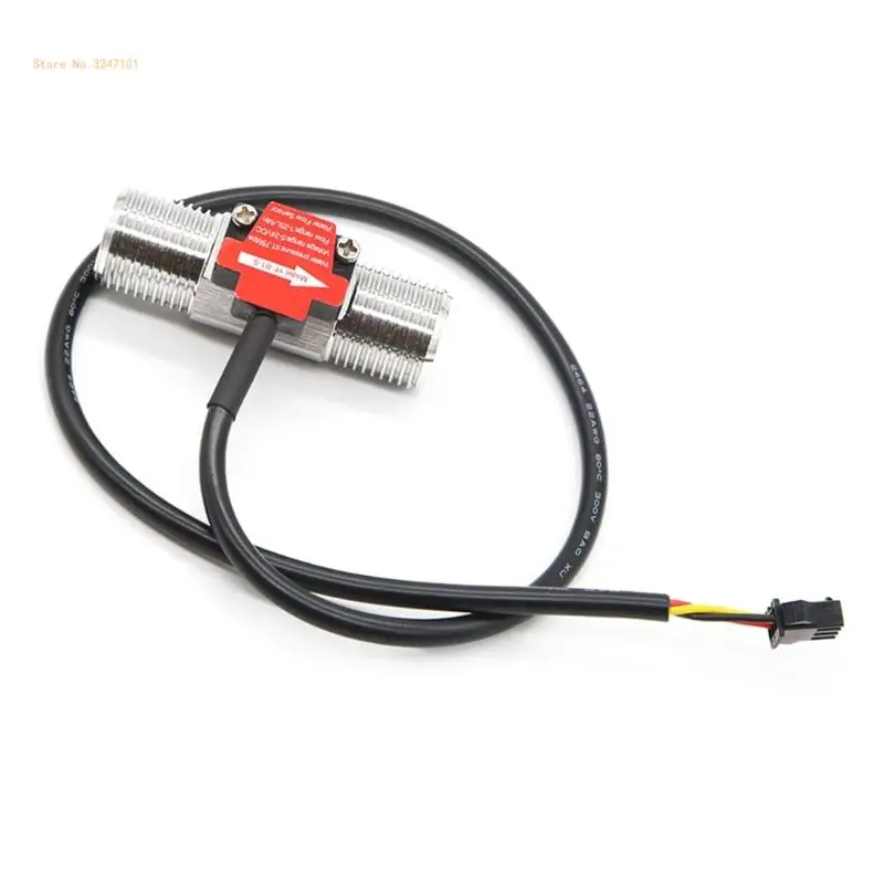 Счетчик жидкости 1-25 л/мин датчик расхода DN15 расходомер из нержавеющей стали воды