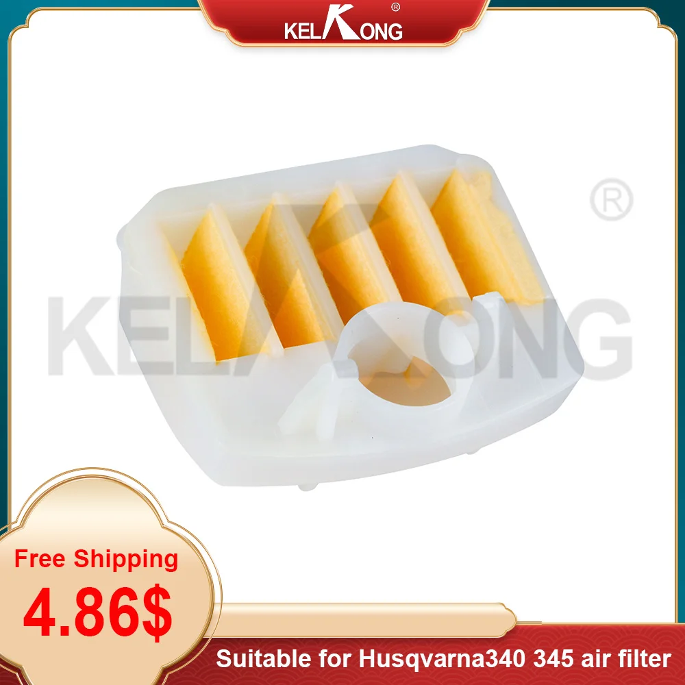 

Воздушный фильтр Kelkong 1 шт., подходит для Husqvarna 537024003 340 345 346 346XP 350 351 353 бензопилы