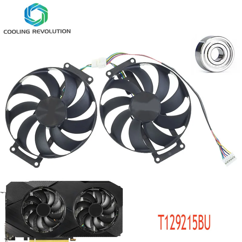 Ventilador do Refrigerador da Placa Gráfica Super Gpu Fdc10h12s9-c T129215bu 6pin Rtx 2060 Asus Gtx 1660 1660ti Dual Evo oc Rtx2070