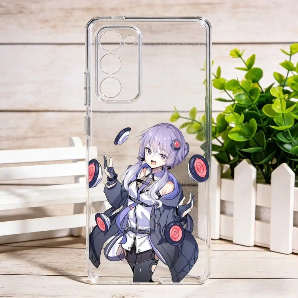 Прозрачный чехол Yuzuki Yukari Cute для Samsung Galaxy S24 S25 S23 S22 S21 (art.: 3920db657e952) - 3920db657e952