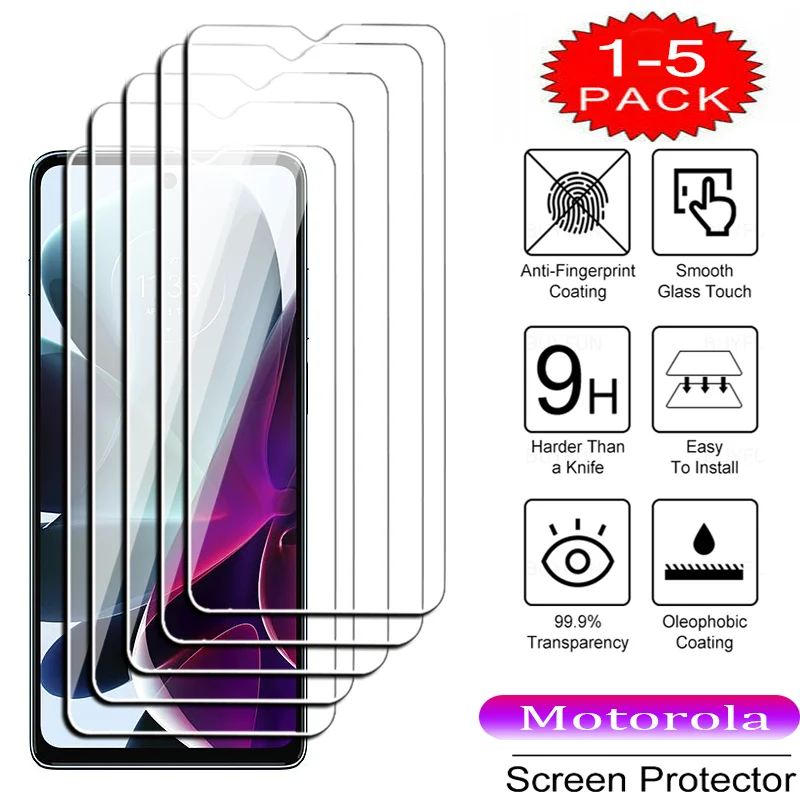 

1-5 шт. закаленное стекло для Moto G Play 2023 Защита экрана для Motorola Moto G Pure G32 G42 G52 G22 G50 G71 G51 G31 стеклянная пленка