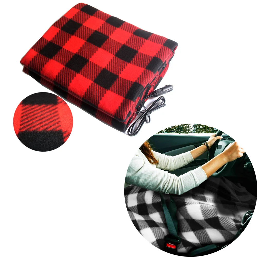 Автомобильное электрическое одеяло 12 В зимнее автомобильное теплое с подогревом