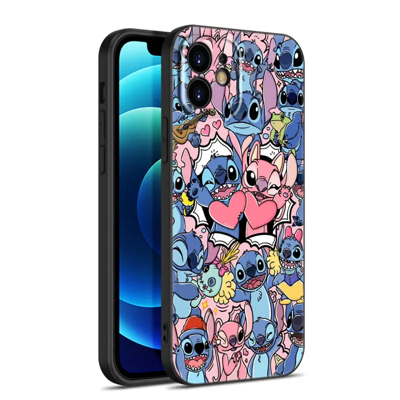 Милый чехол для телефона с изображением Лило Стича ангела Apple iPhone 16 15 Pro Max 14 13 12 Mini