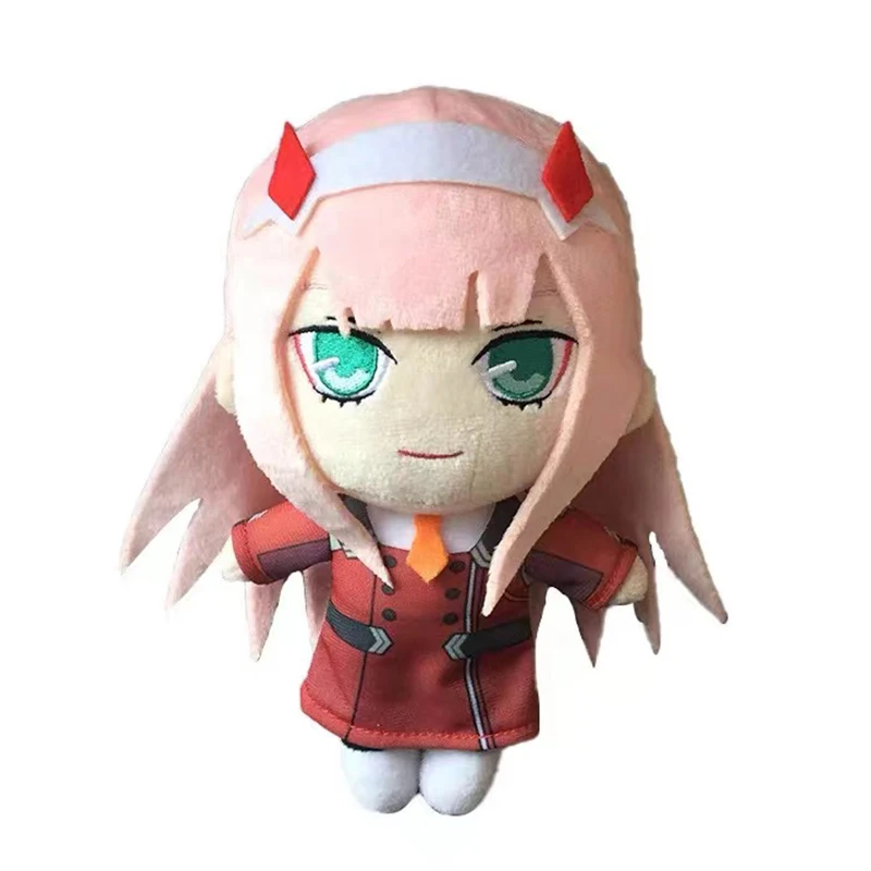 

Милая маленькая плюшевая кукла Zero Two Pink, супер мягкая, 20 см