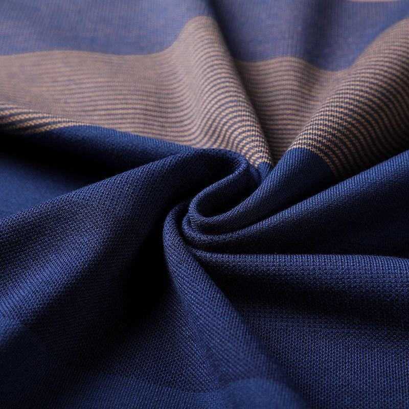 Рубашка-поло мужская с длинным рукавом модный дизайнерский брендовый Простой