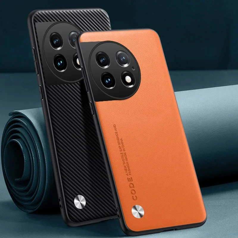 Роскошный чехол из искусственной кожи для OnePlus Ace 2 Pro Чехол матовый Силиконовый